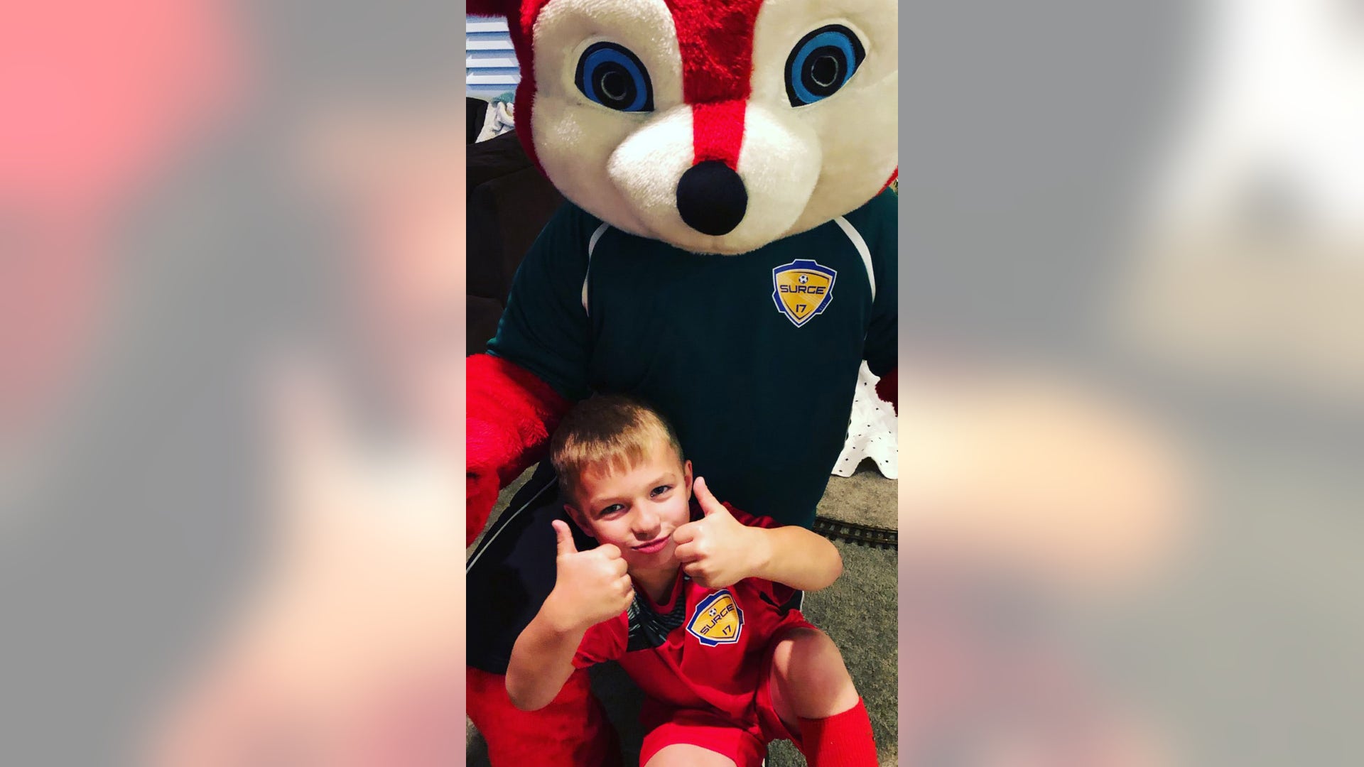 On behalf of Surge Soccer, Sammy Surge and friend wish all of our friends around the world - peace and joy!-- sharing hope through soccer, Dave Irby