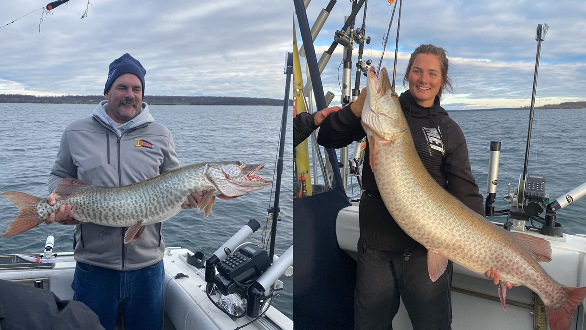 Hello! I’m Cassie Pope and for the past 6 Thanksgivings, my Dad (Tim Pope) and I have gone "Musky Hunting" on the St Lawrence River NY. This year, Christmas came a month early when we both landed monster Muskies! Our pics are attached. Our annual Father Daughter trip is something I look forward to all year long. Nothing beats spending time and making memories with your loved ones. Merry Christmas and God Bless America!