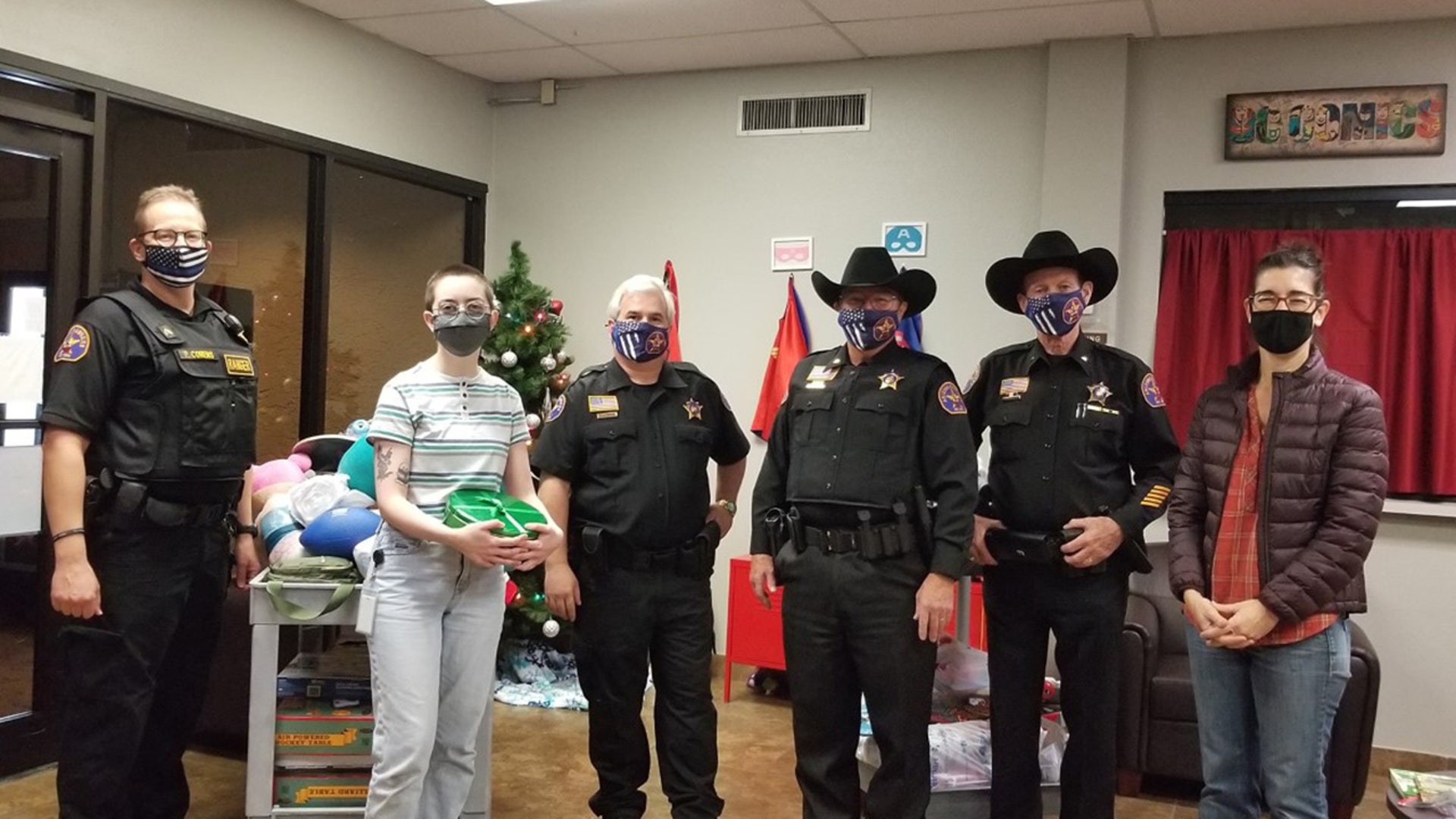 Members of the volunteer law enforcement assist Arizona Rangers purchased gifts for the children that may nit have a Christmas if taken into state custody due to neglect or abuse on or before Christmas day. The children will never know about the Rangers and their dedication to them, but the children will still get a visit from Santa Claus all the same.