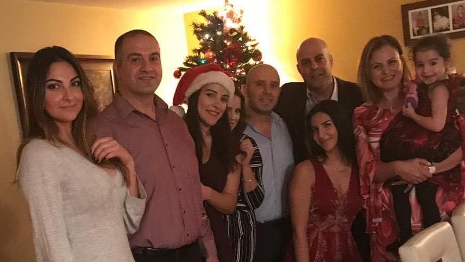 Amer Fakhoury and his family during Christmas 2018. (Courtesy of the Fakhoury family)