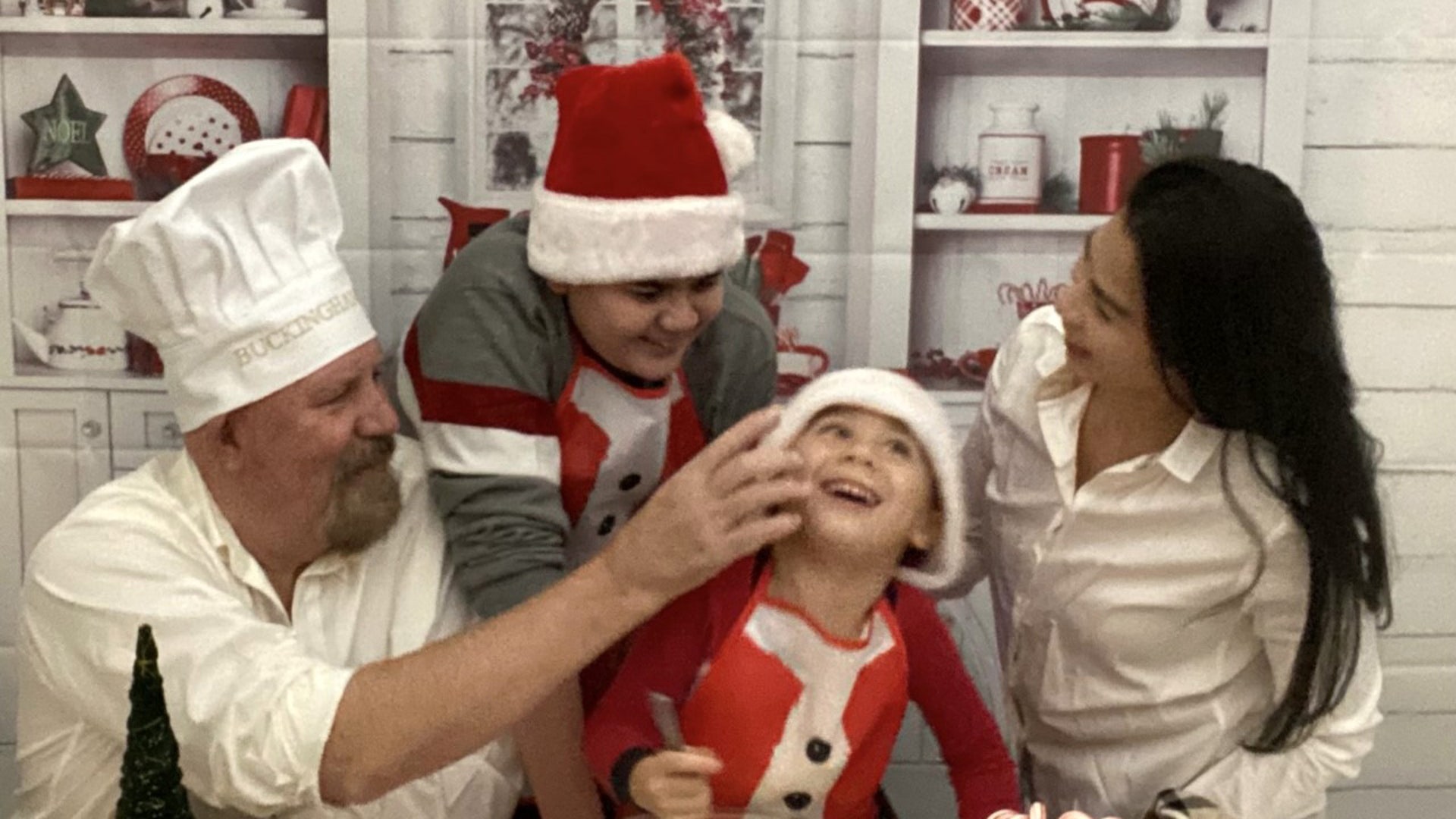 The Claflin family Christmas.