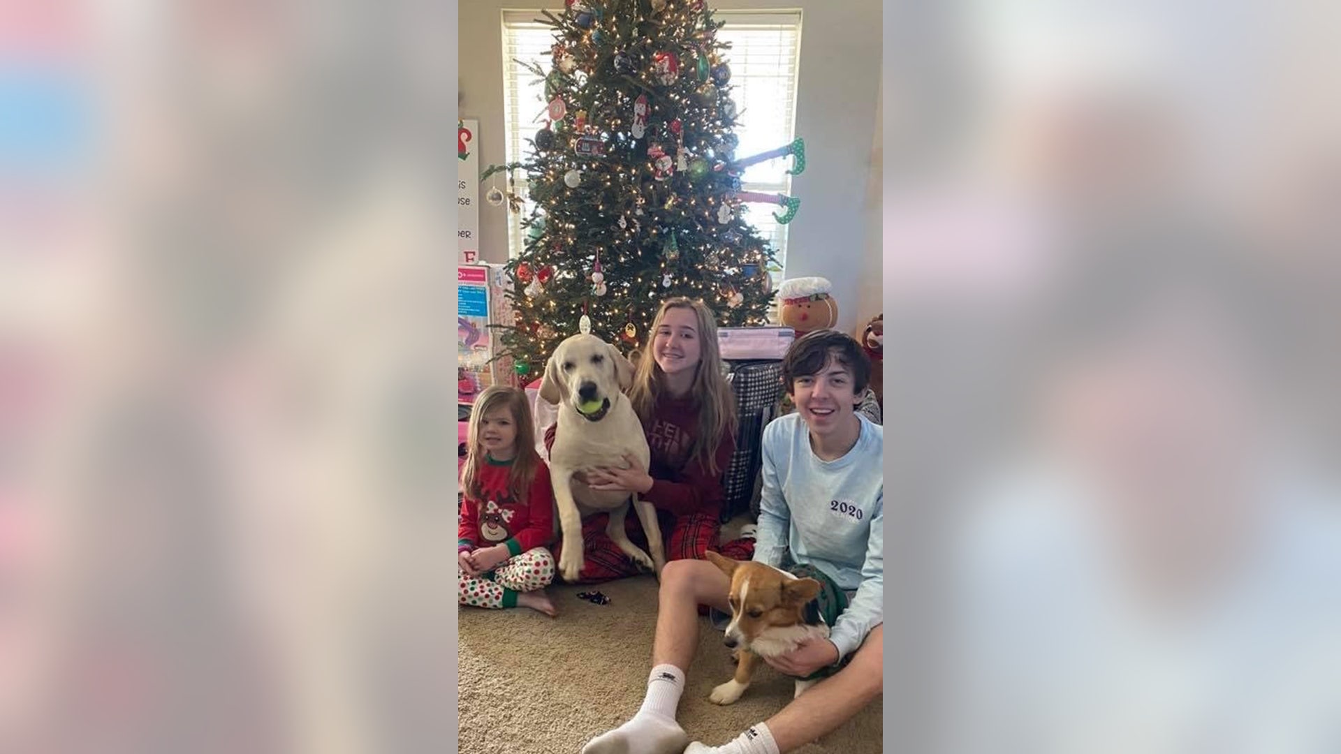 Christmas morning All smiles.