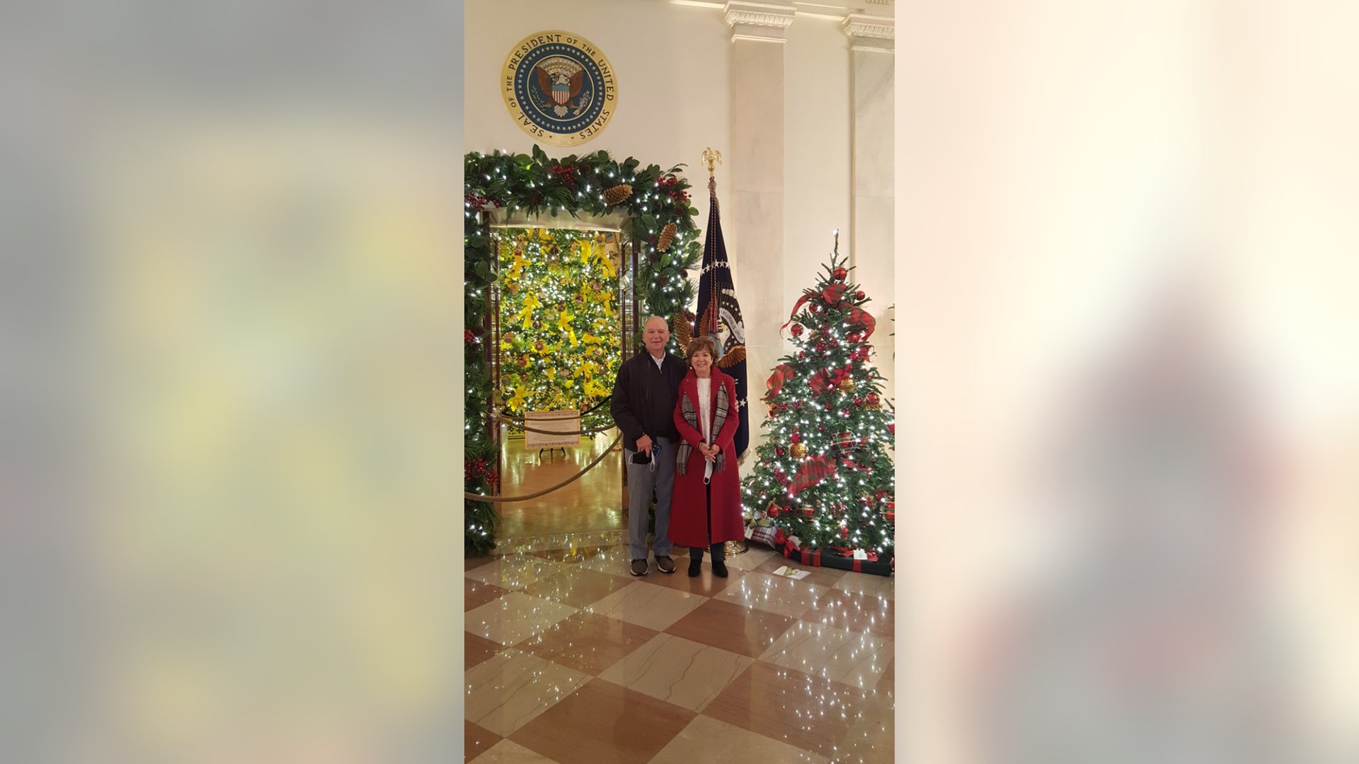 Martha and Harry Kight 12/1/2020 Aiken, SC White House Christmas tour. It was absolutely gorgeous! We were in the 1st group on the 1st day of the tour. Our amazing First Lady and her volunteers did a beautiful job. Had a great time!