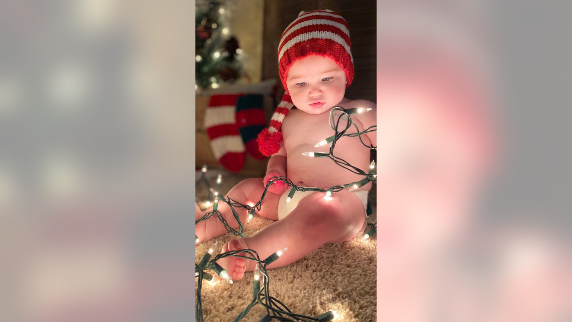 Hello Fox, Please accept my photo to be shared with all our Fox friends. As we get older we enter new phases in our lives. My wife (Sandy Bishop) and I (Todd Bishop) will be enjoying our grandchild’s (Rhett Tompkins) first Christmas. Although 2020 has been a very difficult and unusual year for us all. We were blessed to receive our first grandchild. It has been a joy to watch him grow and watch our daughter (Brooke and Son-in-Law Kyle Tompkins) grow as new parents. We are so excited for Christmas and the gifts that Santa (aka Grandma and Grandpa) will be wrapping for the little guy). I’m told it’s too soon for a Harley or Guitar so I will be patient. Merry Christmas. Todd and Sandy Bishop Auburn, IN