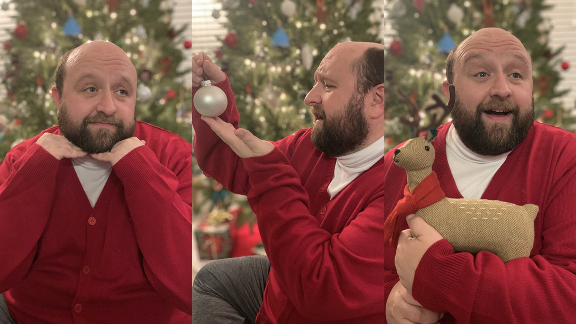Our family had to quarantine due to our daughter testing positive a couple weeks ago. We got bored and decided to do a "precious" Christmas photo shoot of Daddy. Happy Holidays! Brian &amp; Chantelle Curtis