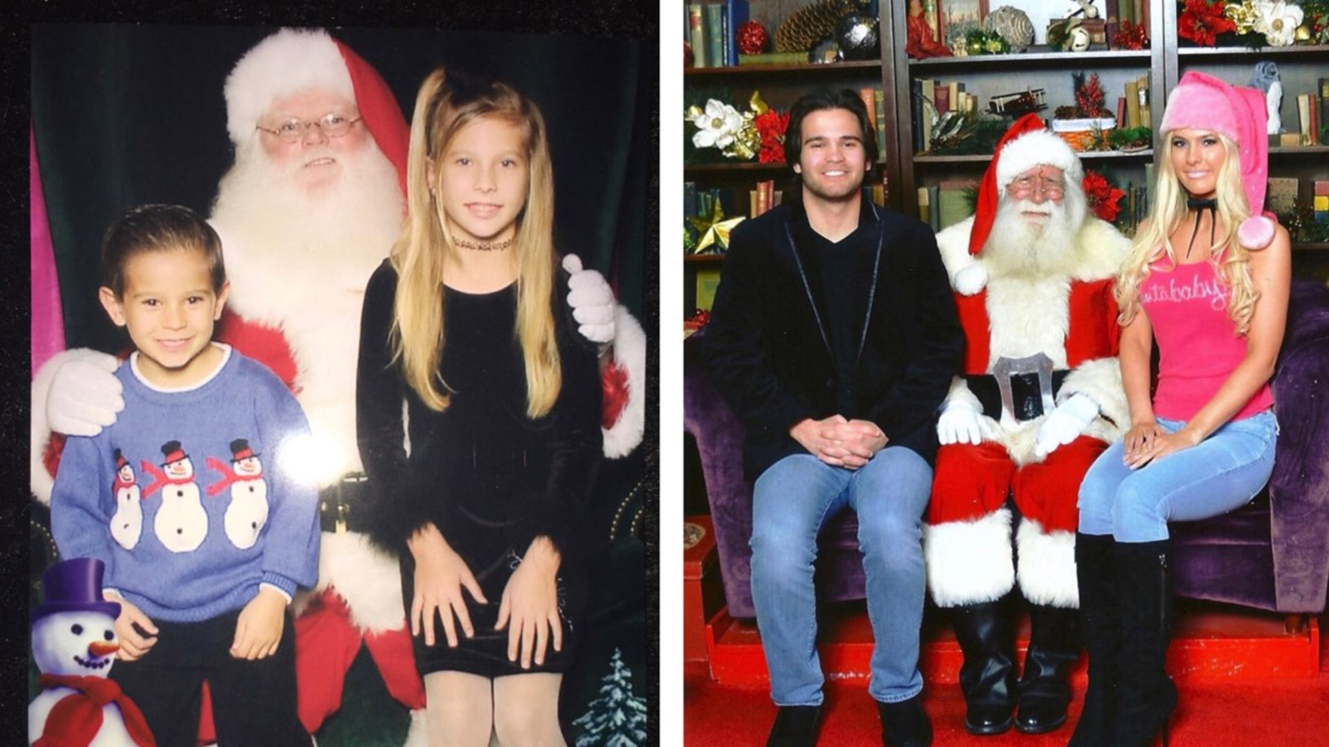 My brother and I will continue the tradition of taking a picture with Santa every year! My Christmas wish this year is to find a boyfriend! -Christina Rabbitz