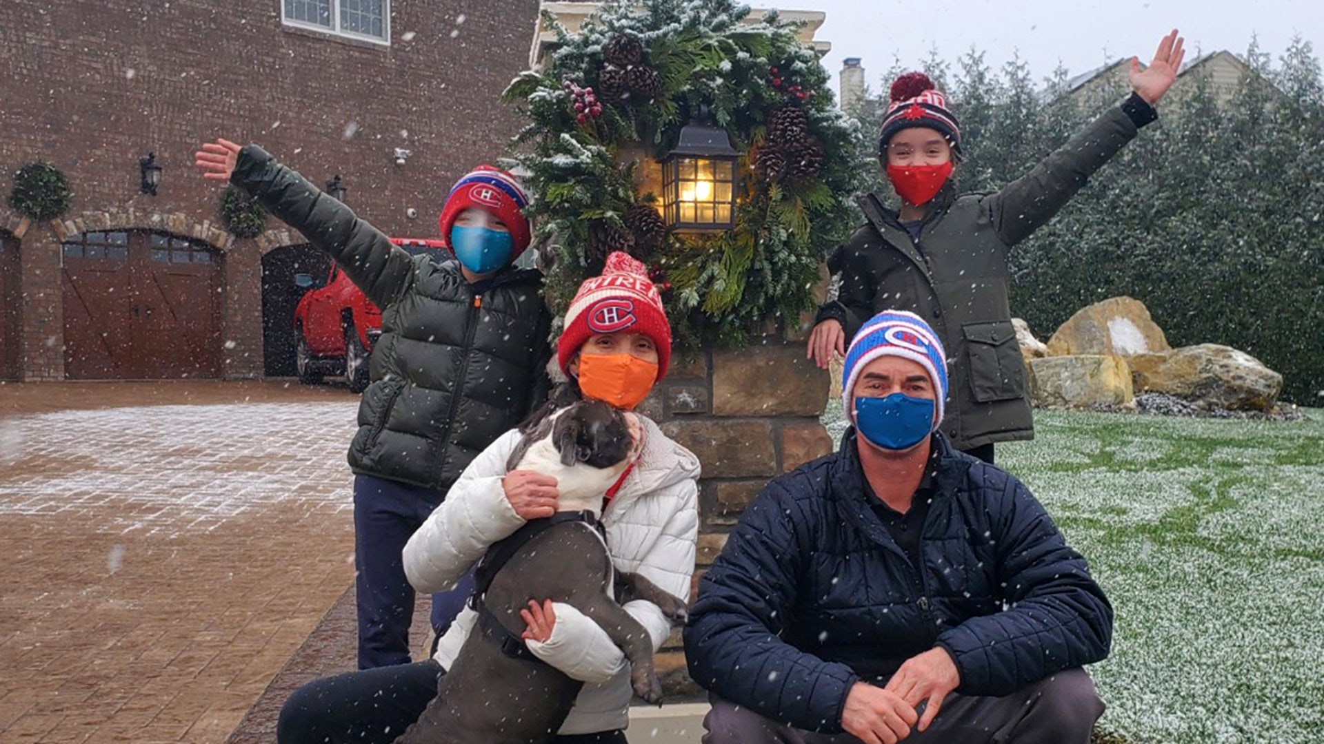 Some people are unhappy of lockdown and I understand.. But at this time, I must see the good side of being on it . Me, my husband and my 9 y/o twins get to spend lunch and dinner at home altogether at the table everyday and this is priceless!! The picture shows the first light snow shower of this pandemic year.. We were all having lunch and my kids dashed out . It was a moment that I am so thankful for!!