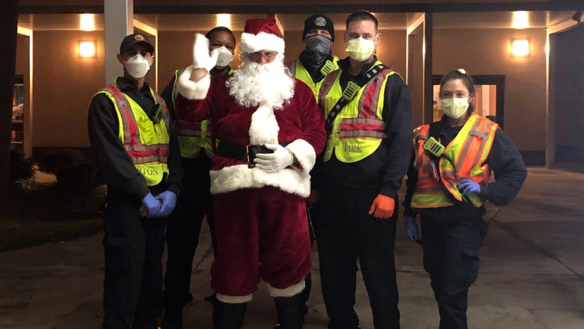 Fox, The Burton Fire District, in Beaufort County, SC., has been doing a community Santa for over 30 years where we bring Santa into the community on a trailer with fire trucks, and Santa hands out holiday safety candy and poses for pictures. It is a much anticipated family tradition in our area, and we even have photos of parents today taking photos with our Santa and their children as they did with their parents decades ago. With COVID-19, for the first time in 30 years, we could not do this program because it encouraged people to gather for Santa. So we partnered with our local schools and brought Santa to them for a vehicle event. Families remained in their vehicles, but Santa gave each child that personal contact - a wave and wink, along with the holiday safety candy from a gloved/masked firefighter. We also delivered the holiday safety candy "from the North Pole" to our local schools for children who could not come see Santa that night. We also have placed up Santa Mailboxes for local children to mail their letters directly to Santa. Every letter with a legible name and address will get a personal reply from Santa. We were determined to bring some normalcy and joy this holiday for our community. We believe seeing Santa provided that for our little ones. Captain Daniel Byrne