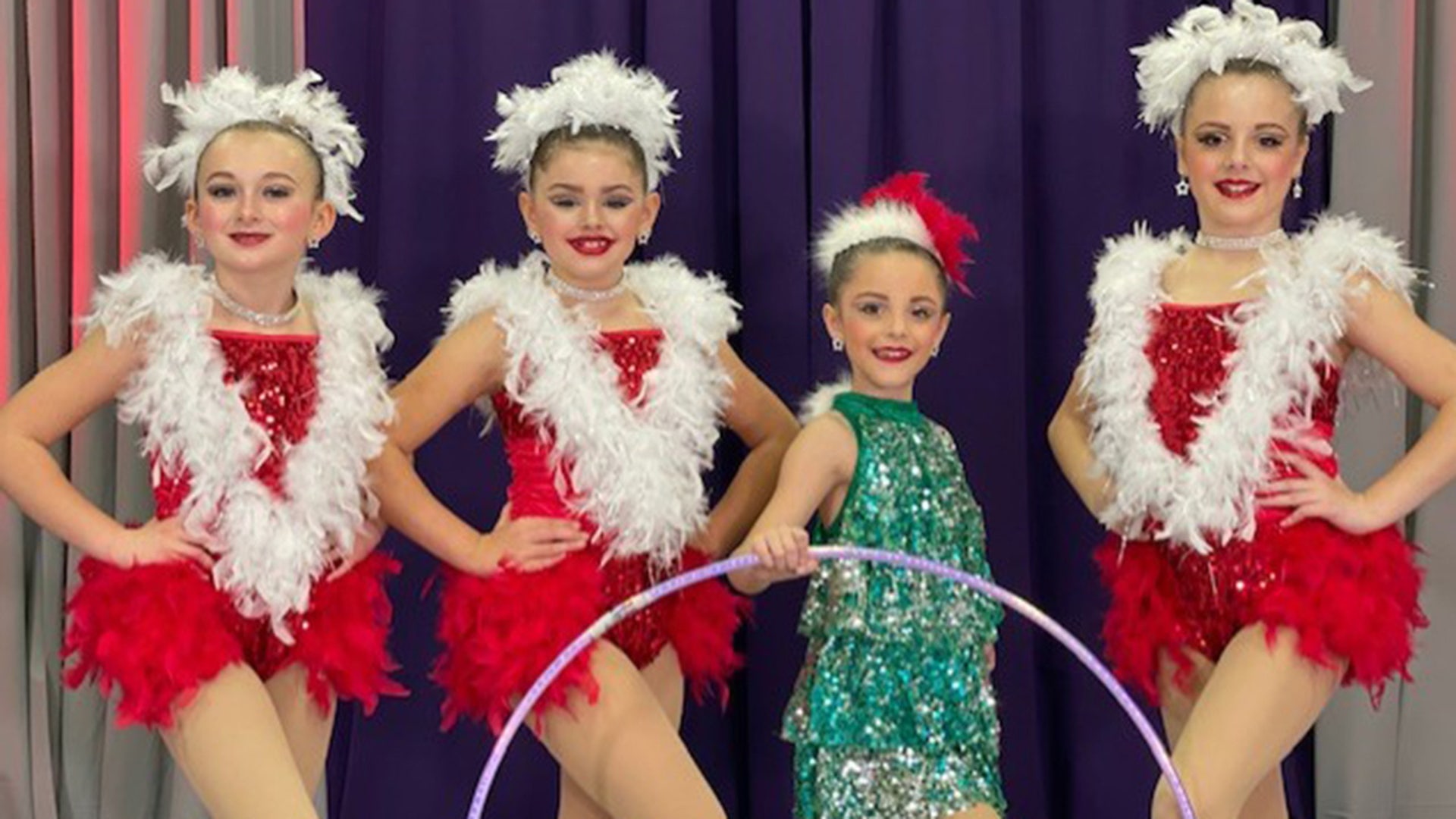 Hello, I am sending a picture of my daughter and friends. They dance at Faberge Follies in Hazleton, PA. They have put together a Christmas dance which was recorded and will be posted on social media to spread Christmas Joy!!!! Happy Holidays. Kayla wanick