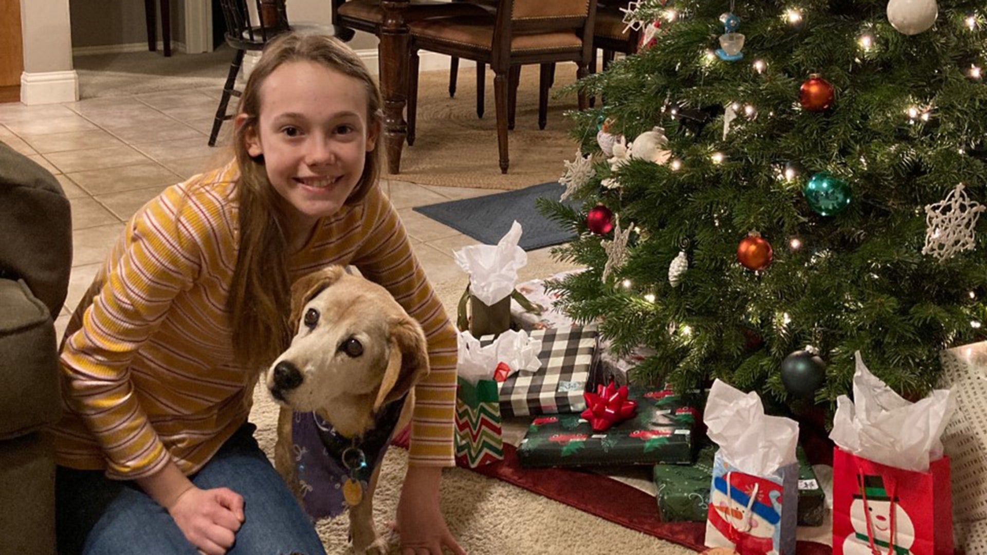 Elie and "Lady" the Beagle