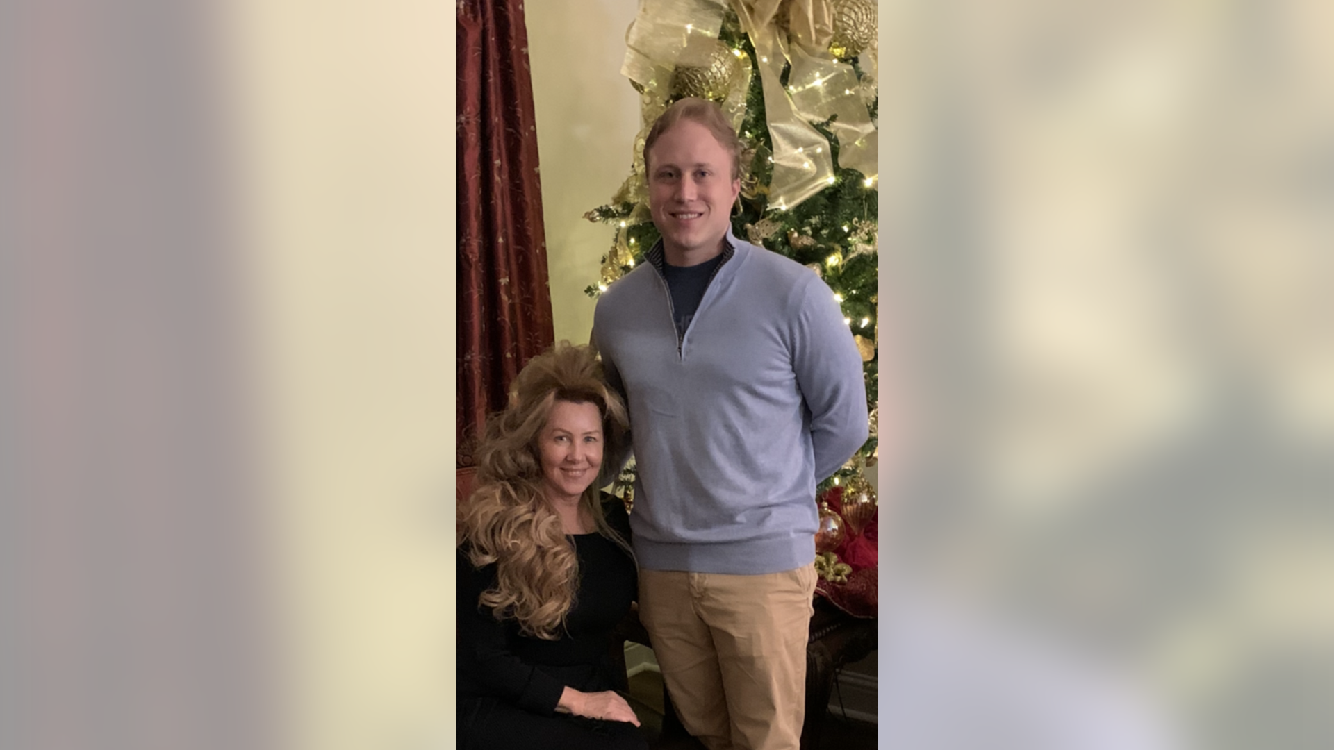 Merry Christmas from my 58 year old Mom, and me!!!! Shhhhh!