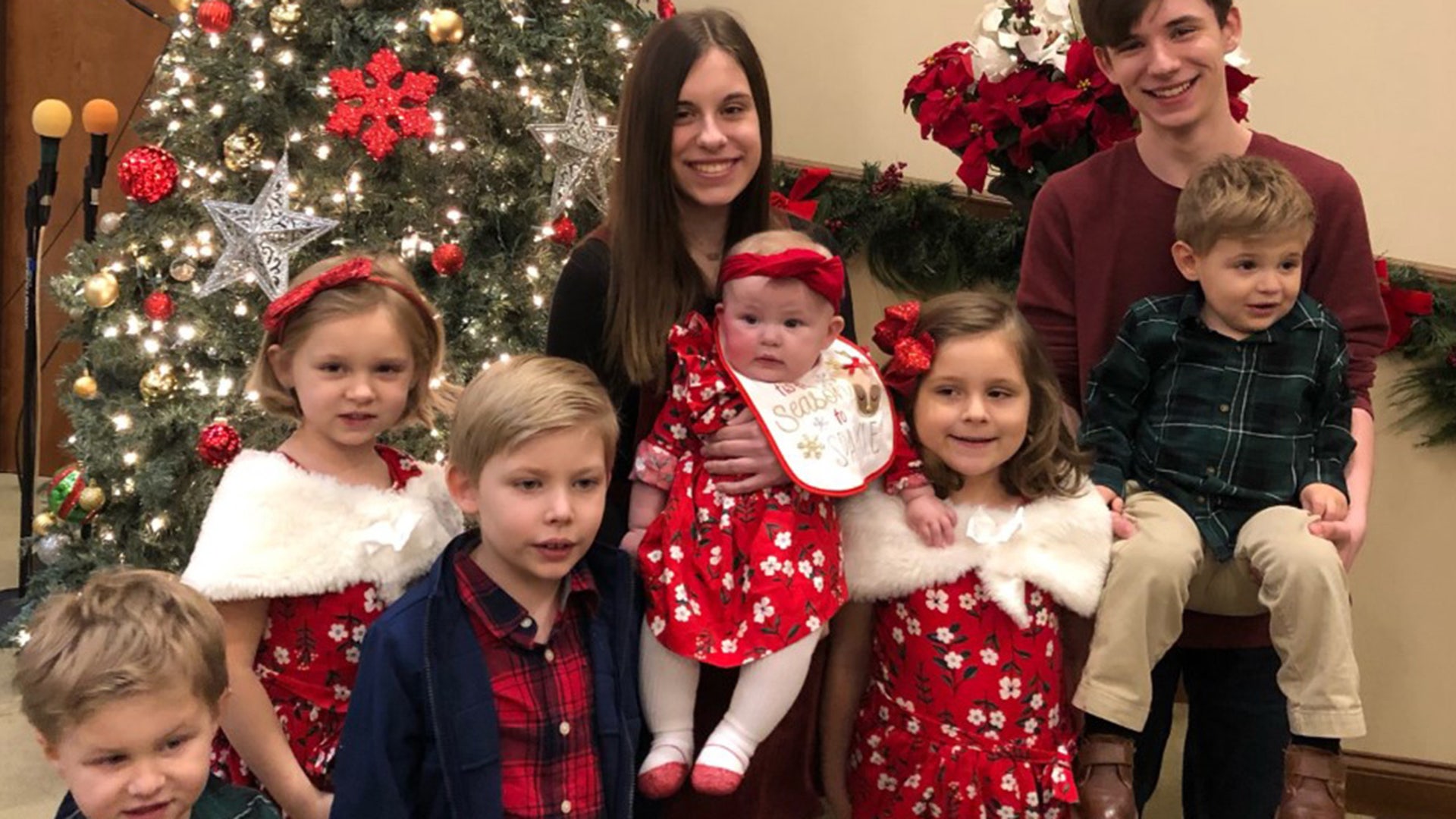 How do you get all eight of your Grandkids to smile at once? You don’t😊. No matter how hard this year has been these 8 bring my husband and I more joy than we deserve. Thank you, Linda Taylor Bellevue, Ky