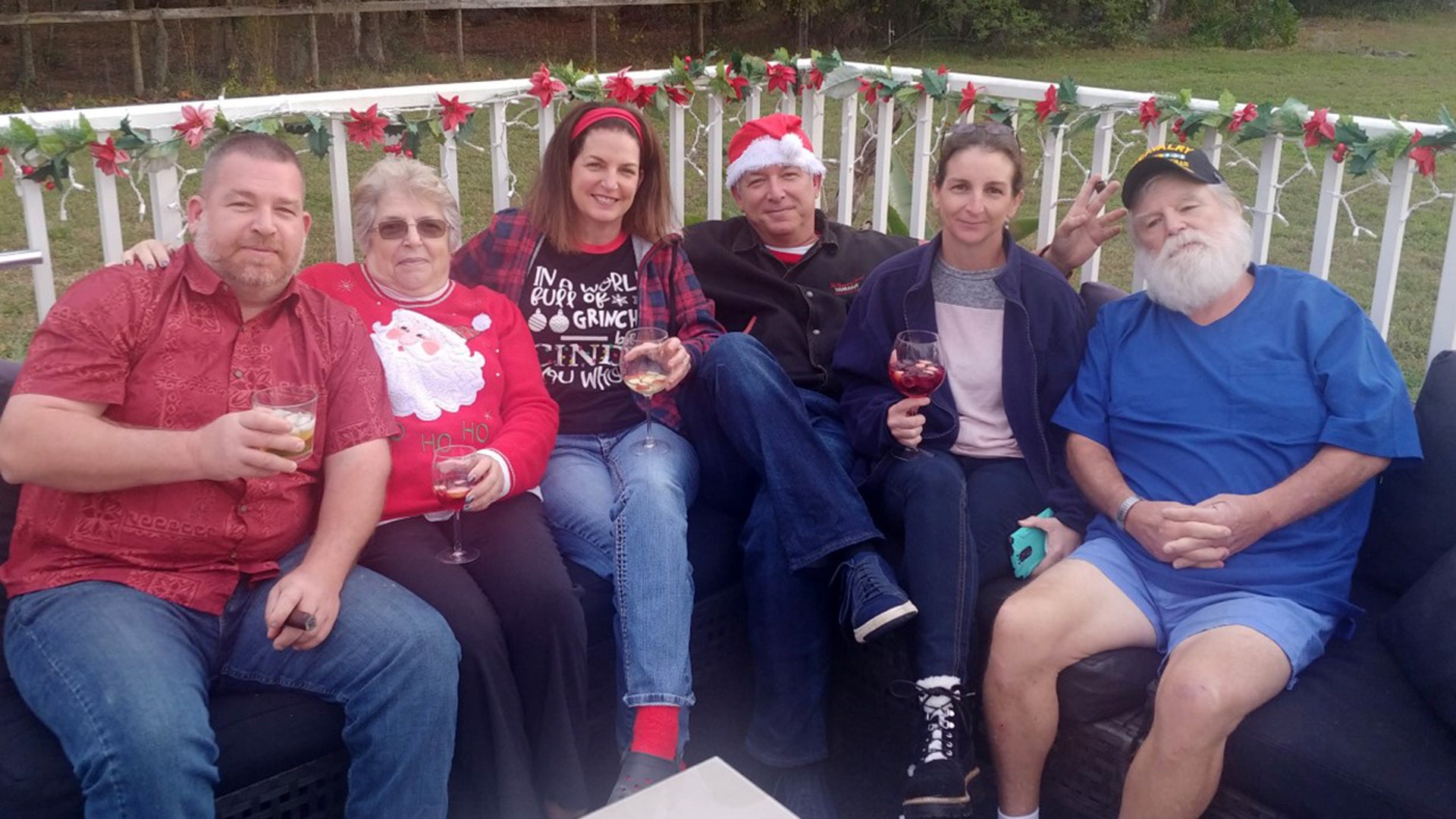 Our parents divorced in the early 80s. This is our first family photo of just our parents and their kids in 40 years!!!