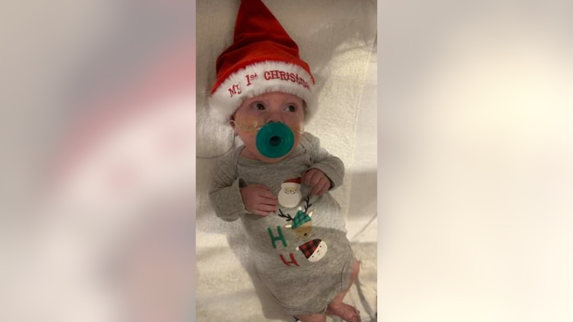 Greetings from "Super Sutton" - our twin, micro-preemie Miracle! Born early at 22 weeks weighing only 13 ounces and 11 inches long, "Super Sutton" and his family send their Christmas Greetings from the NICU at MUSC (Medical University of S.C) in Charleston, SC. God bless everyone, Meredith and Kenny Ard Elgin, SC