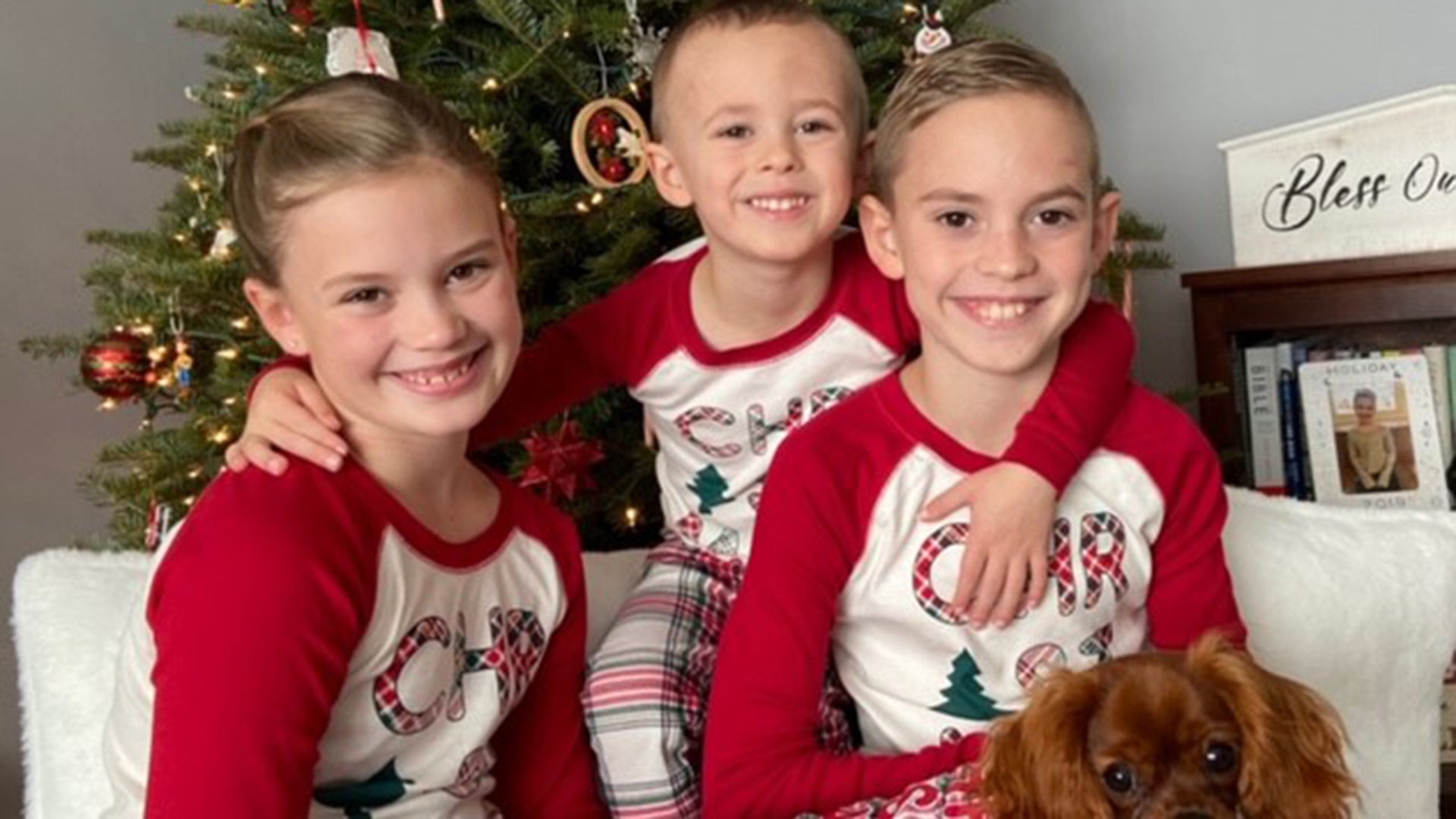 The mellusi family. Left to right Lia, Livio and Luca. Mount Pleasant NY