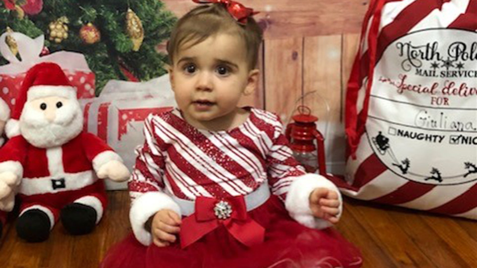 Giuliana Nicole Pellegrino from Douglaston, NY. Our family is thankful this year for our health and well being and are blessed to have each other this Christmas season. The Pellegrino family