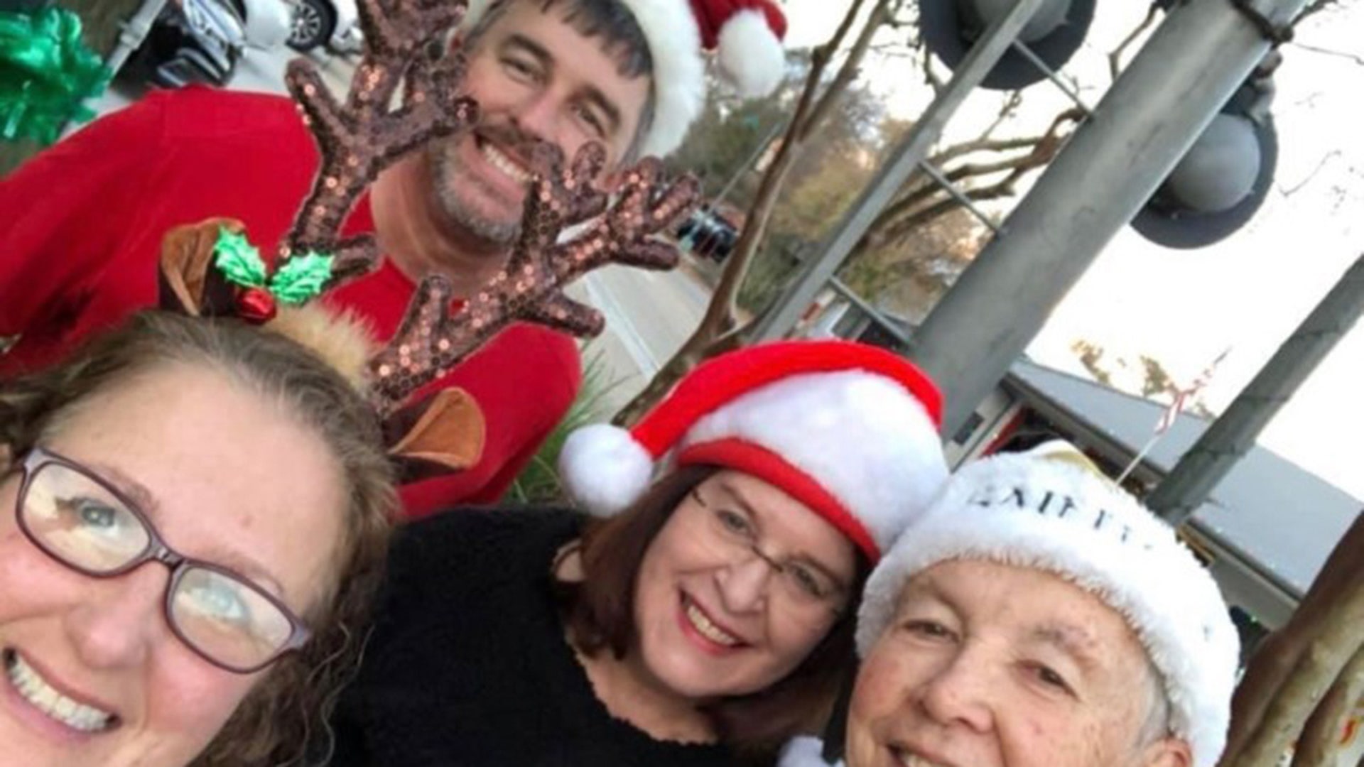 Merry Christmas from Way Down Yonder with son Dan and daughter-in-law Audra Phillips. Mom and Dad Ann &amp; Richard Gremillion. Come visit New Orleans!