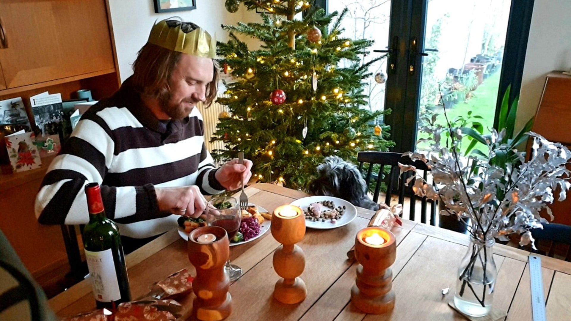 Strange year My girlfriend spent the holidays with her family and as most of us in England went into lock down just a few days before Christmas I sadly couldn't go and join them. My immediate family locally were shielding so I spent Christmas this year just with my dog. A Romanian rescue called Fox. A friend dropped off an extra dinner they made for me and I had wine and watched Die Hard. What a great day. Stay safe everyone. Sam keep and Fox.