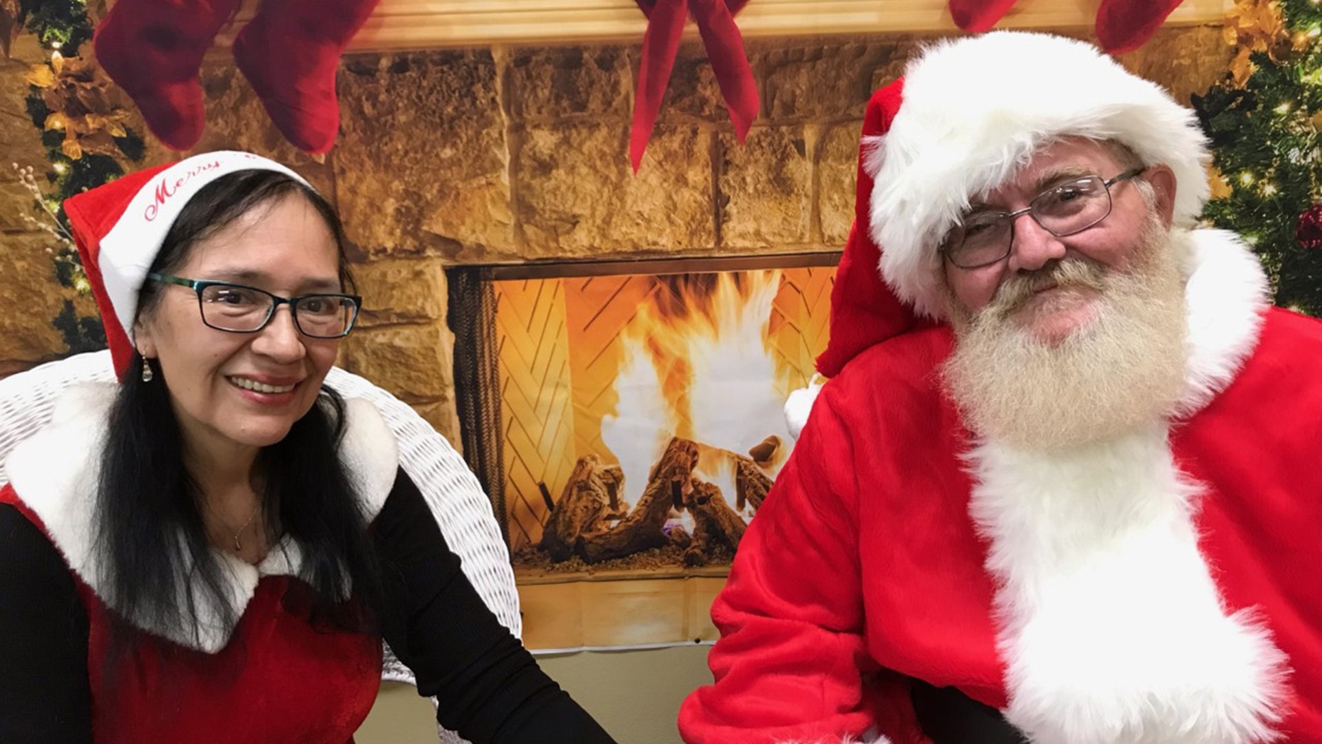 Santa and his wife We both share in the Joy of Christmas by visiting Childcare centers and Assisted living homes for our elders in the Lawton/Ft. Sill/ Cache, Oklahoma area. Merry Christmas from John "TOP" and Leabeth Chitwood