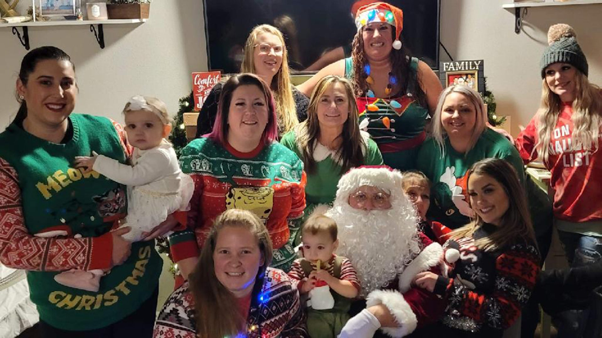 Due to the pandemic, I decided my family and friends will get to experience Santa! No masks, no distancing, no plexiglass! I purchased a Santa outfit and WahLah! Merry Christmas and a Happy New Year!