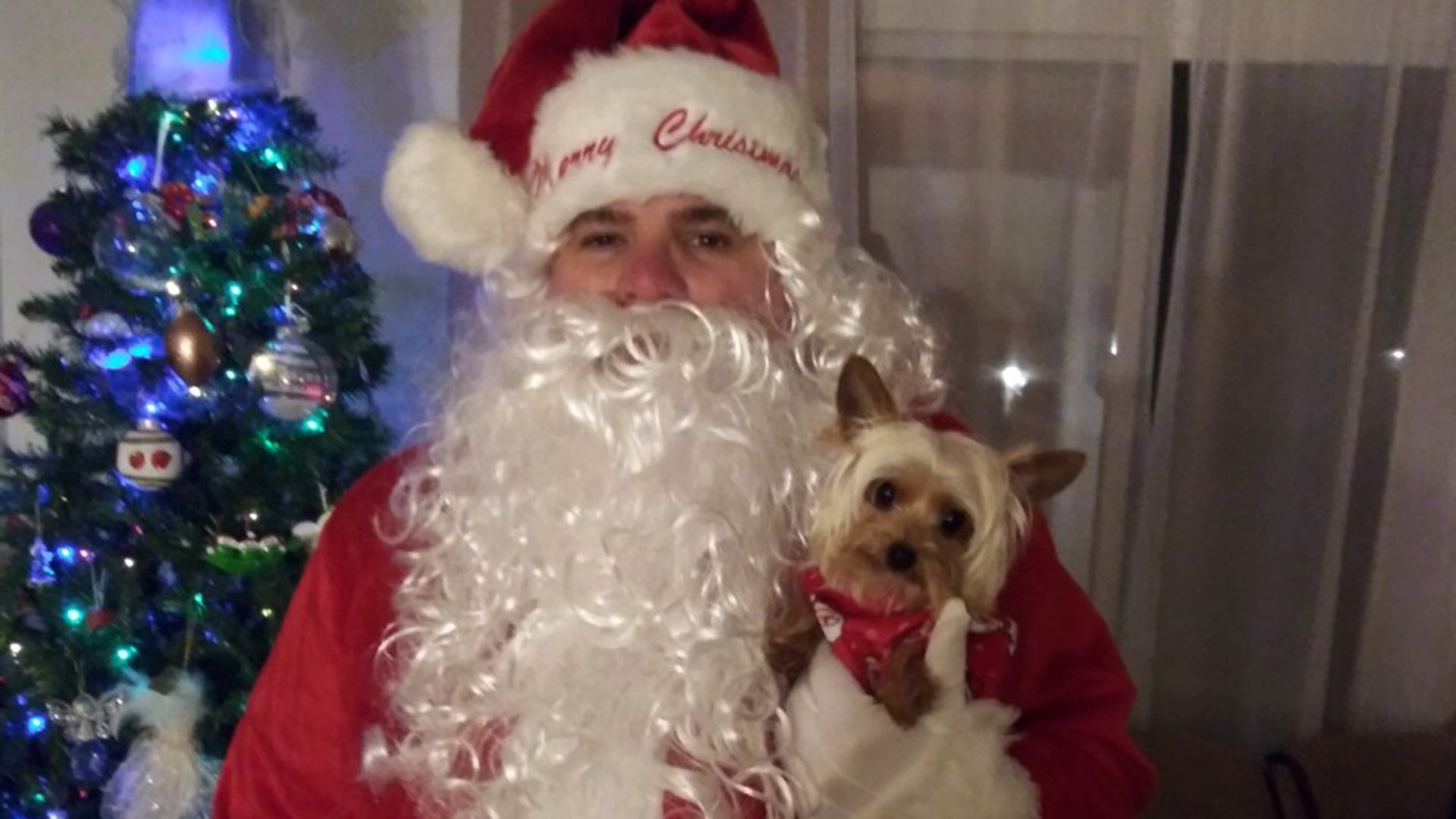 Hi, here is my husband Jason Scott and our dog Brooklyn