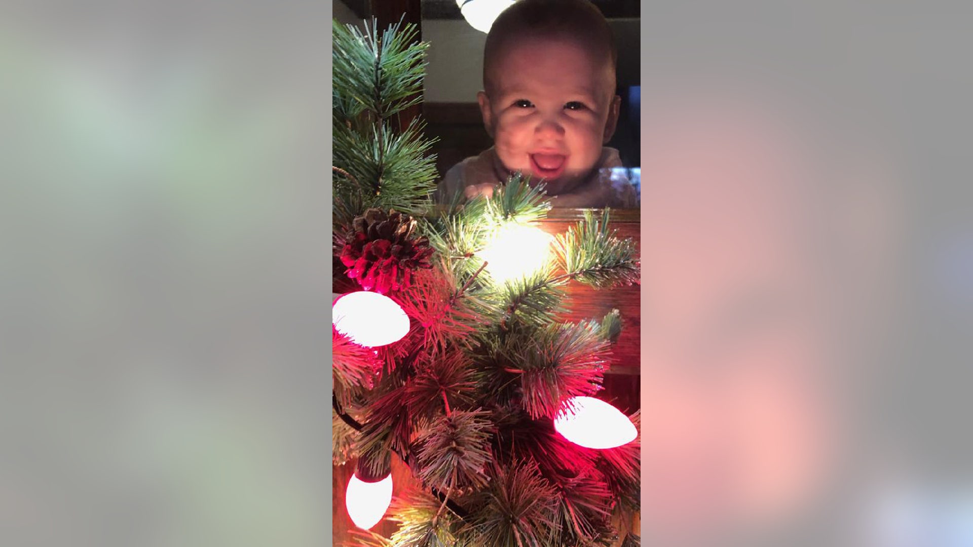 We are excited to celebrate our baby's first Christmas.