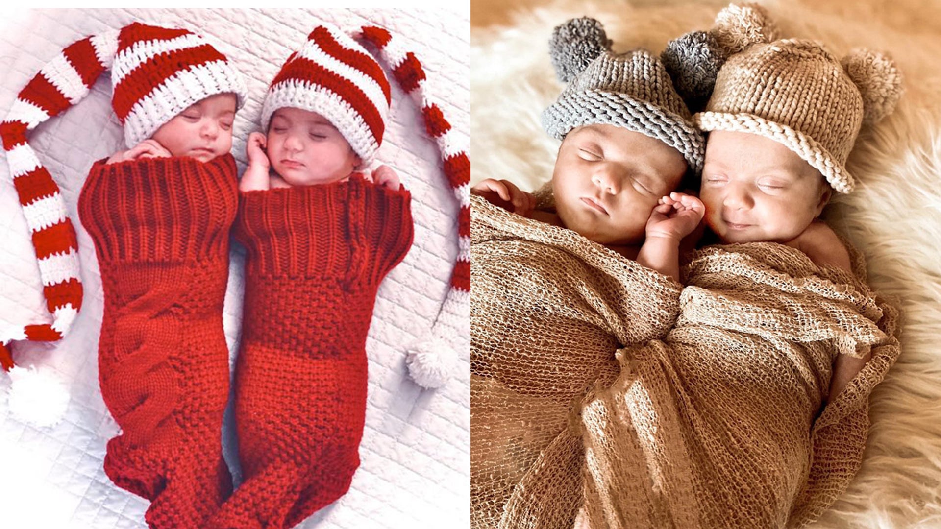 The cutest little stocking stuffers of all time. Our precious new grand babies, Hattie and Hazel Nichols. Not everything in 2020 was a bust!" Max and Cindy Killian of Duncan, OK. :-)"