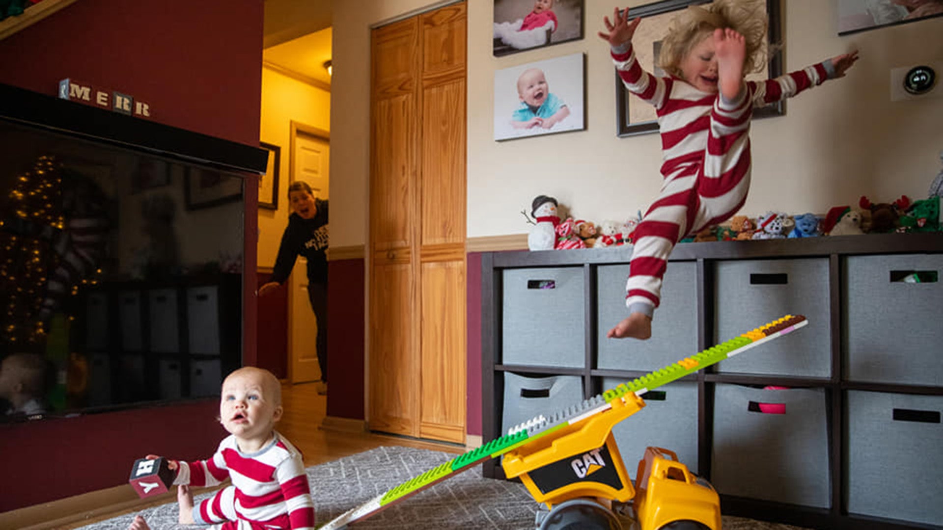 Hi, I'm a photographer, and every year I take a funny photo of our kids "helping" to decorate. They are all photoshopped (no possibility for harm for any kids), but meant to look realistic. Each has my wife seeming to catch them in the act. We haven't shot 2020's yet, but are planning on doing so this weekend. We would love to be featured on the website! Thanks, Wayne