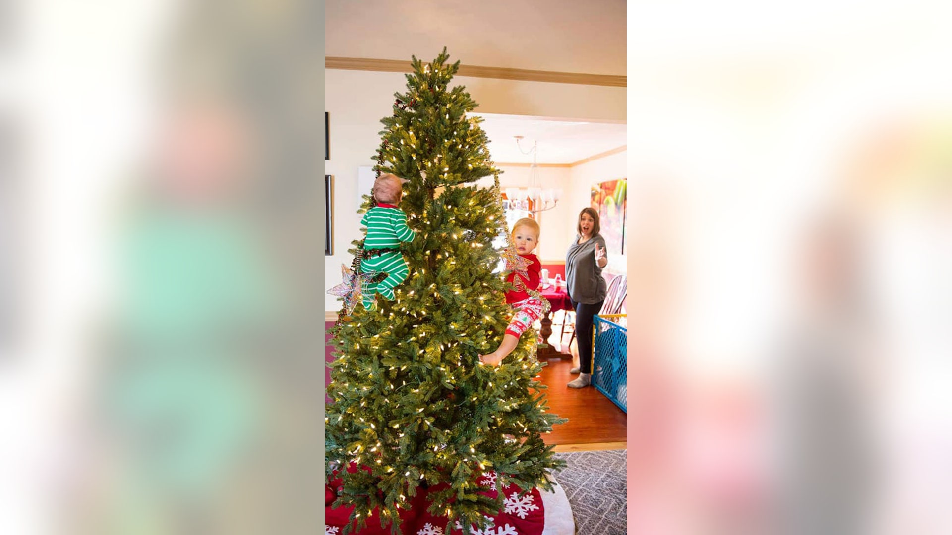 Hi, I'm a photographer, and every year I take a funny photo of our kids "helping" to decorate. They are all photoshopped (no possibility for harm for any kids), but meant to look realistic. Each has my wife seeming to catch them in the act. We haven't shot 2020's yet, but are planning on doing so this weekend. We would love to be featured on the website! Thanks, Wayne