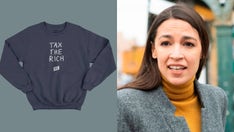 AOC mocked for selling $58 'tax the rich' sweatshirt