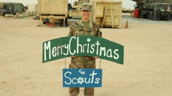 Pennsylvania teacher sends Merry Christmas message home to students while deployed with National Guard