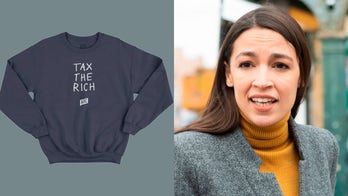 AOC mocked for selling $58 'tax the rich' sweatshirt
