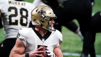 Hill throws 2 TD passes, Saints hold off Falcons 21-16
