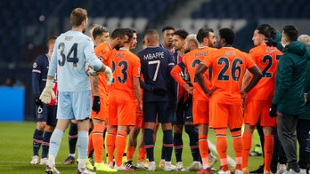PSG, Istanbul players walk off field protesting alleged racism by referee in Champions League match
