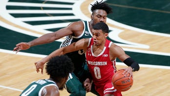 Trice scores 29, No. 9 Wisconsin beats Michigan State 85-76