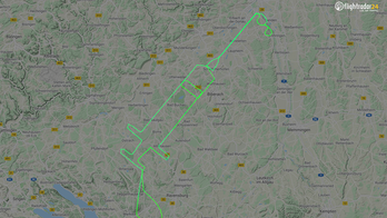 German pilot traces massive syringe in recent flight to honor coronavirus vaccination campaign