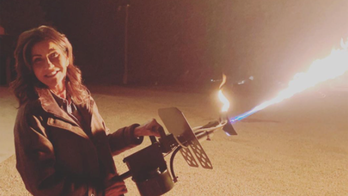 Gov. Kristi Noem whips out flamethrower in Instagram photo