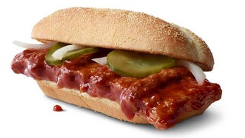 McDonald's giving McRib sandwiches to people with 'baby-smooth' faces as part of cancer-awareness initiative