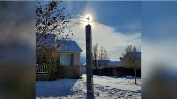 Utah man builds monolith to cheer up wife battling cancer