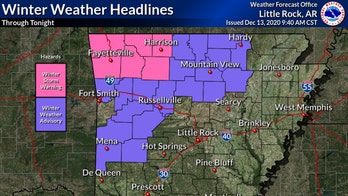 Wintry weather hits Arkansas, sparking winter storm warnings