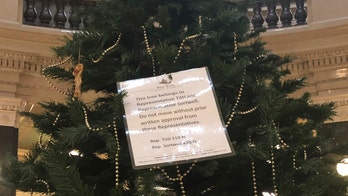 Wisconsin Republican legislators defy governor and place Christmas tree in state's capitol building