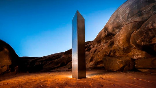 Strange Utah monolith taken by group who said, ‘Leave no trace'