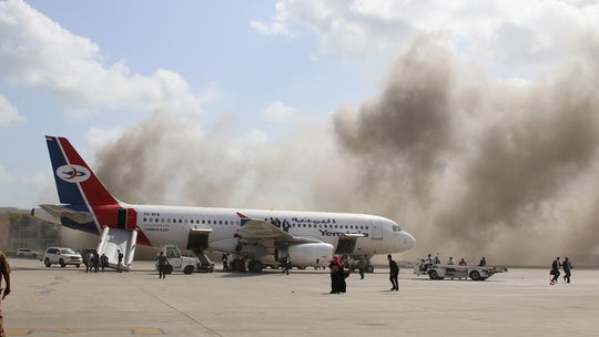 Explosion rocks Yemen airport in 'cowardly terrorist attack' as new Cabinet members land