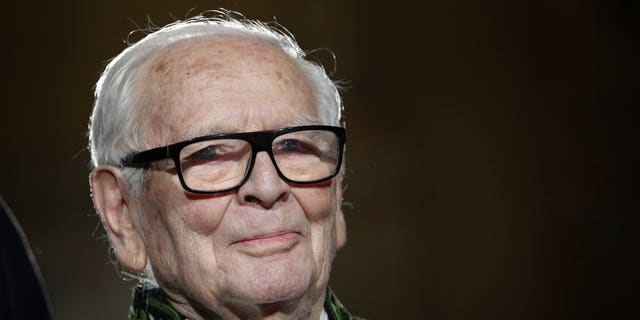 French fashion designer Pierre Cardin has passed away at the age of 98. (AP Photo/Christophe Ena)