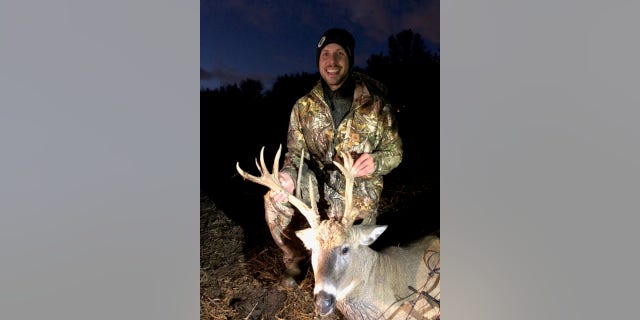 Neeck enjoys bow hunting, and has harvested four deer on the sprawling property of St. Norbert Abbey so far this fall, donating the deer to a local food bank to help feed families in need.
