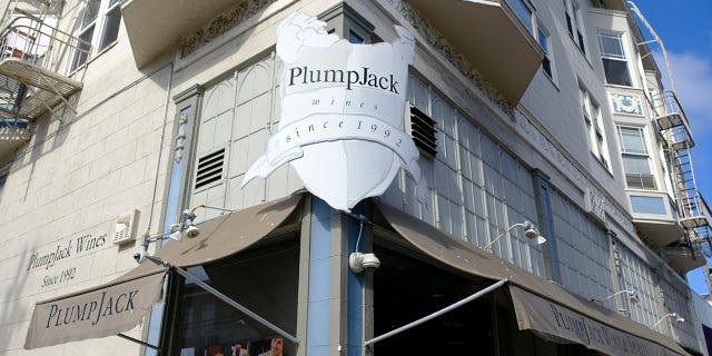 This Oct. 22, 2018, file photo shows the Plumpjack Wine & Spirits store in San Francisco, part of the Plumpjack Group collection of wineries, bars, restaurants, hotels and liquor stores. (Associated Press)