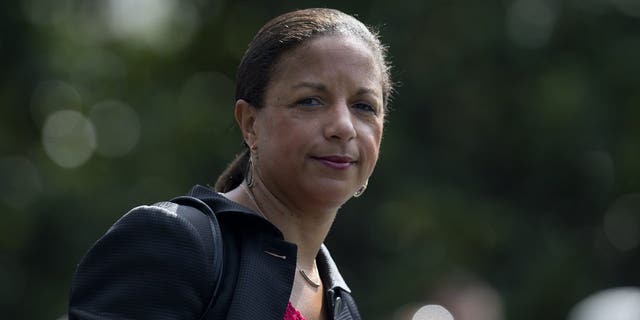 Then-national security adviser Susan Rice on the South Lawn of the White House in Washington. President-elect Joe Biden is naming Susan Rice as director of the White House Domestic Policy Council. July 7, 2016. (AP Photo/Carolyn Kaster, File)