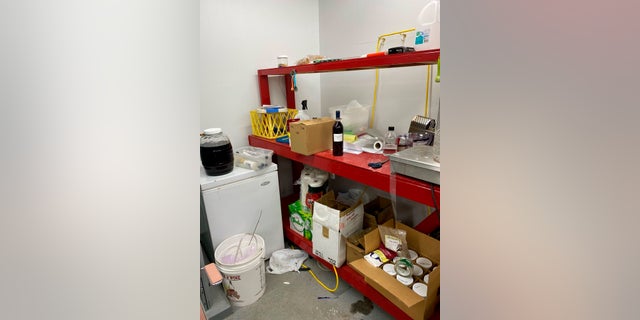 After police discovered the illegal winery, a supervisor at the plant was suspended without pay while the police investigate. (The DeKalb County Sheriff’s Office via AP)