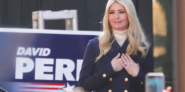 FILE - Ivanka Trump, Assistant to the President, speaks during a campaign rally for Republican Georgia Senators Kelly Loeffler and David Perdue, Monday, Dec. 21, 2020, in Milton, Ga.