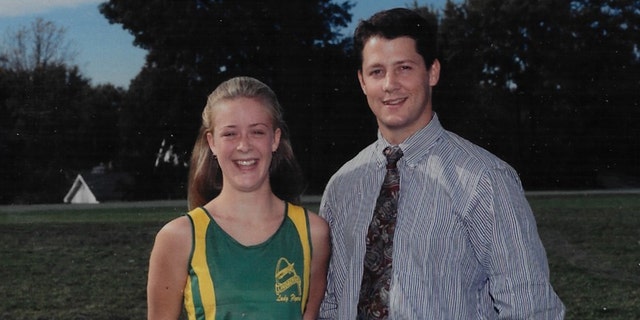 Emilie Morris and Coach Wilder.